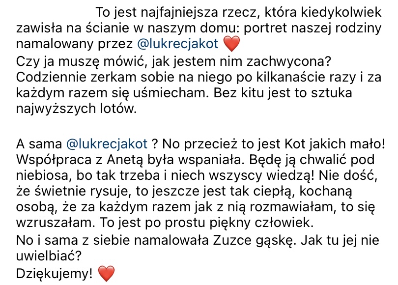 Treść: pozytywne opinie na temat: portrety personalizowane ze zdjęć.